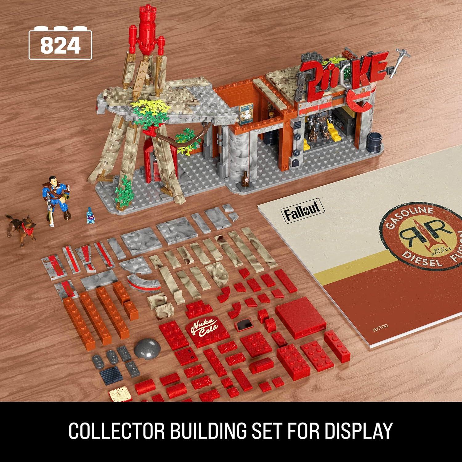 Set de Construcción Fallout 4 Red Rocket Mattel 824 Piezas