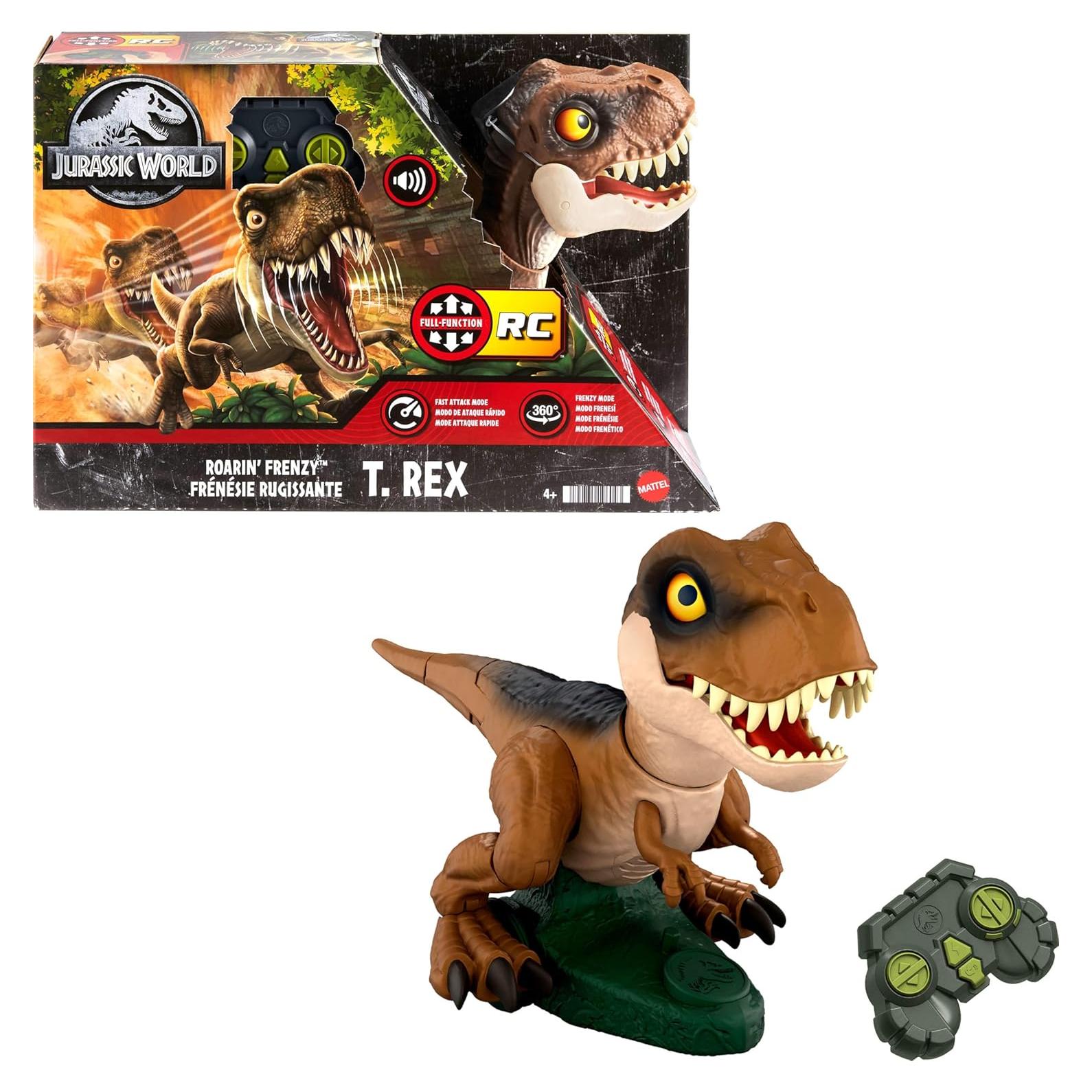 Dinosaurio RC Mattel T. rex Frenético 40.6 cm con Sonido