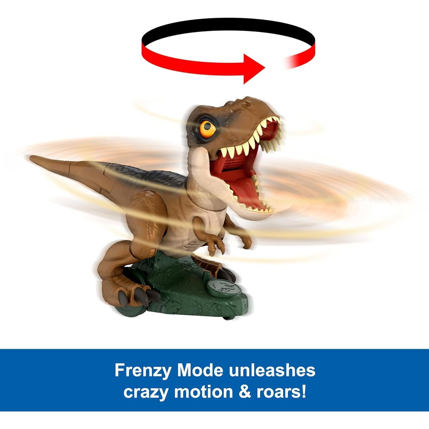 Dinosaurio RC Mattel T. rex Frenético 40.6 cm con Sonido