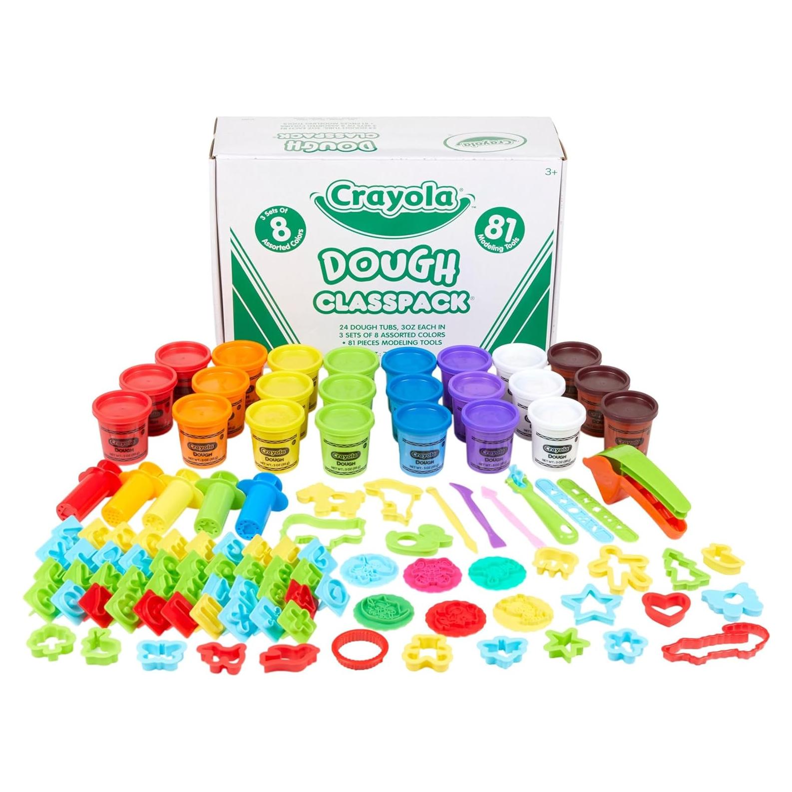 Paquete de Masa Crayola con 24 Tarros y 81 Herramientas
