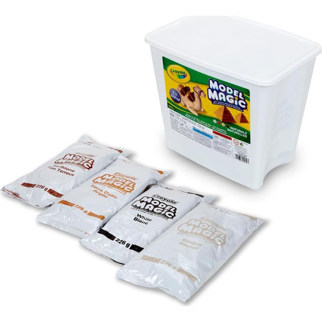 Crayola Model Magic Naturals 4 Paquetes 227g - Arcilla No Tóxica