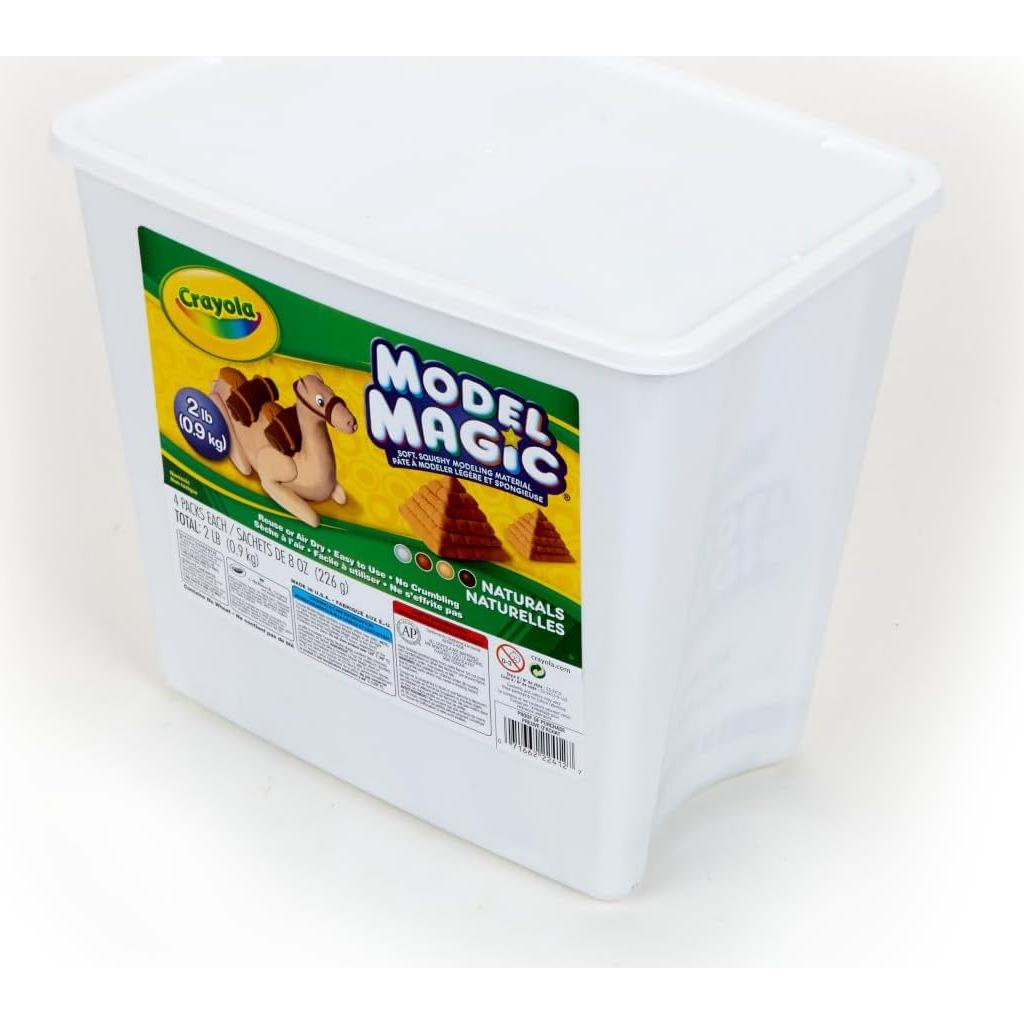 Crayola Model Magic Naturals 4 Paquetes 227g - Arcilla No Tóxica