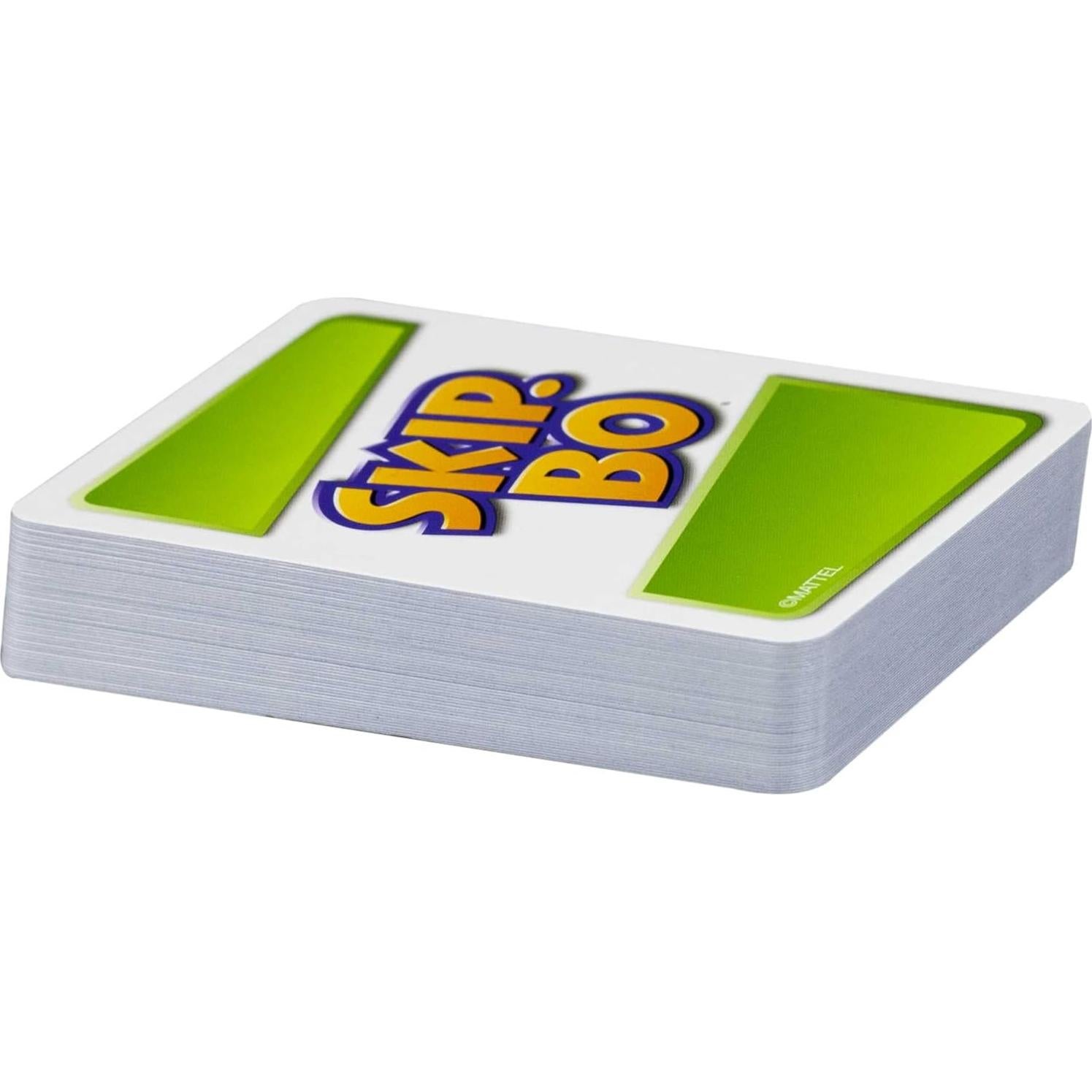 Juego de Cartas Skip-BO Mattel + Edades 7+ + 162 Cartas