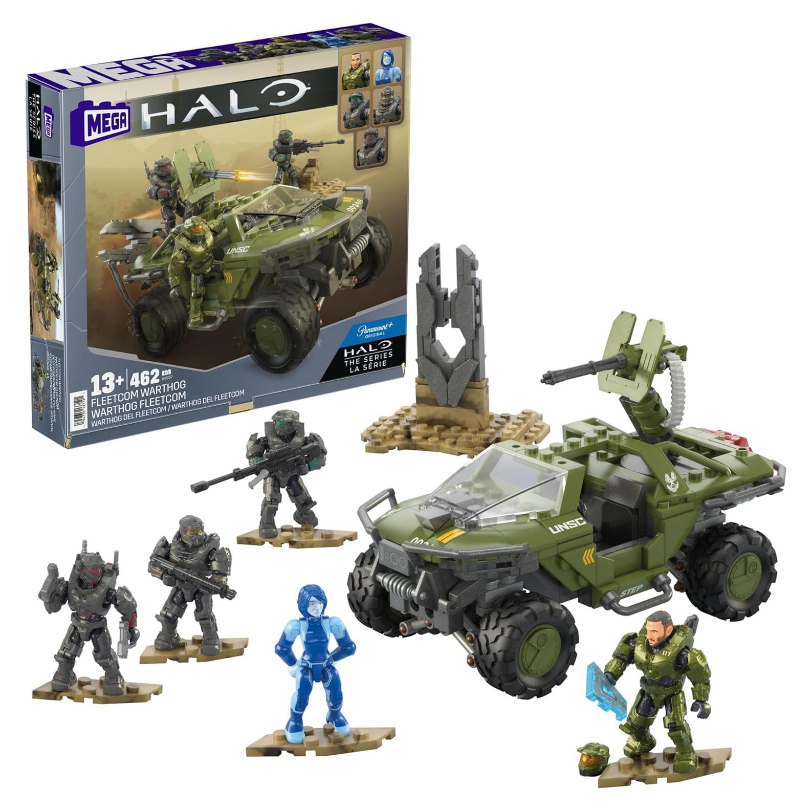 Vehículo Warthog FLEETCOM Halo La Serie 462 Piezas