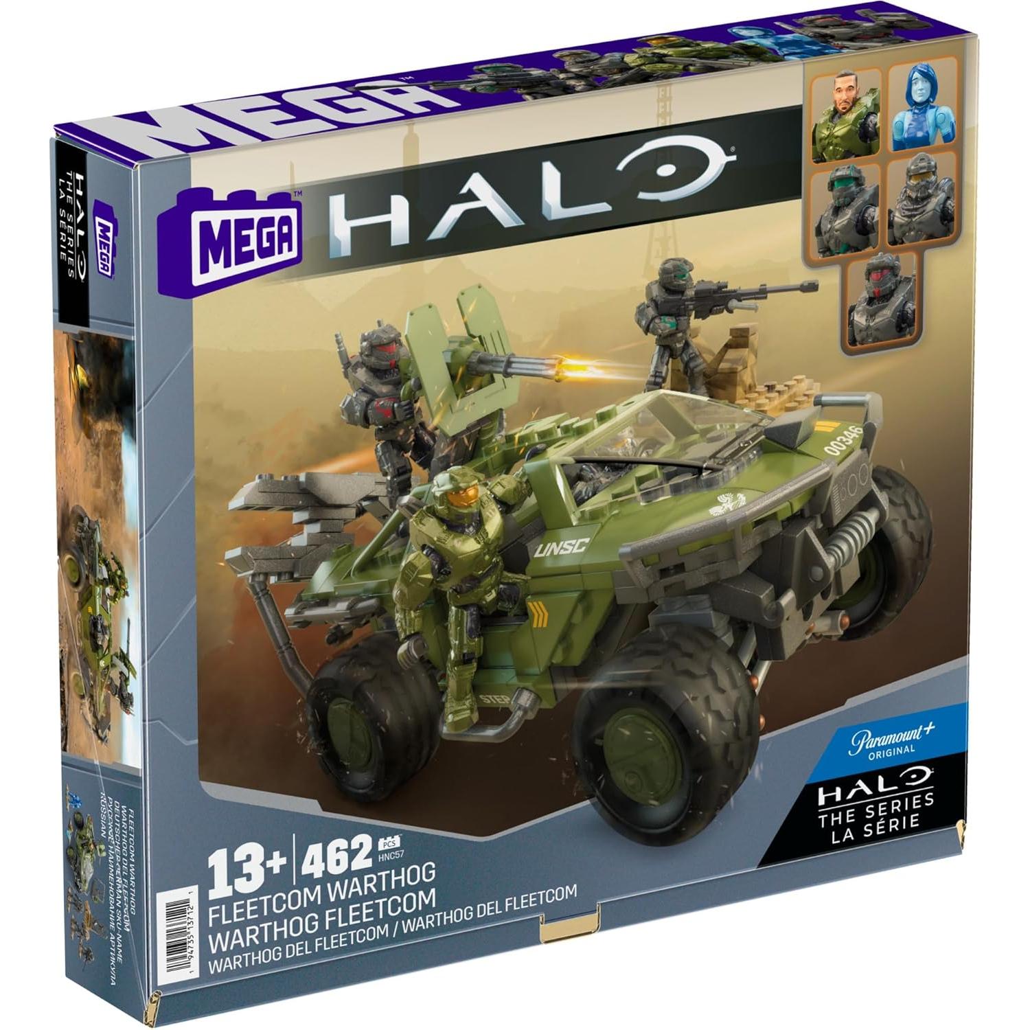 Vehículo Warthog FLEETCOM Halo La Serie 462 Piezas