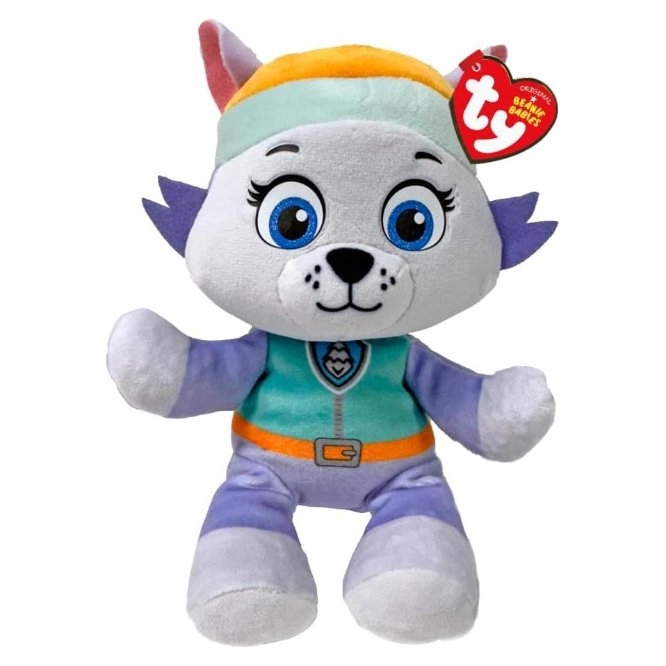 Peluche Ty Paw Patrol Everest 20 cm Suave para Coleccionar