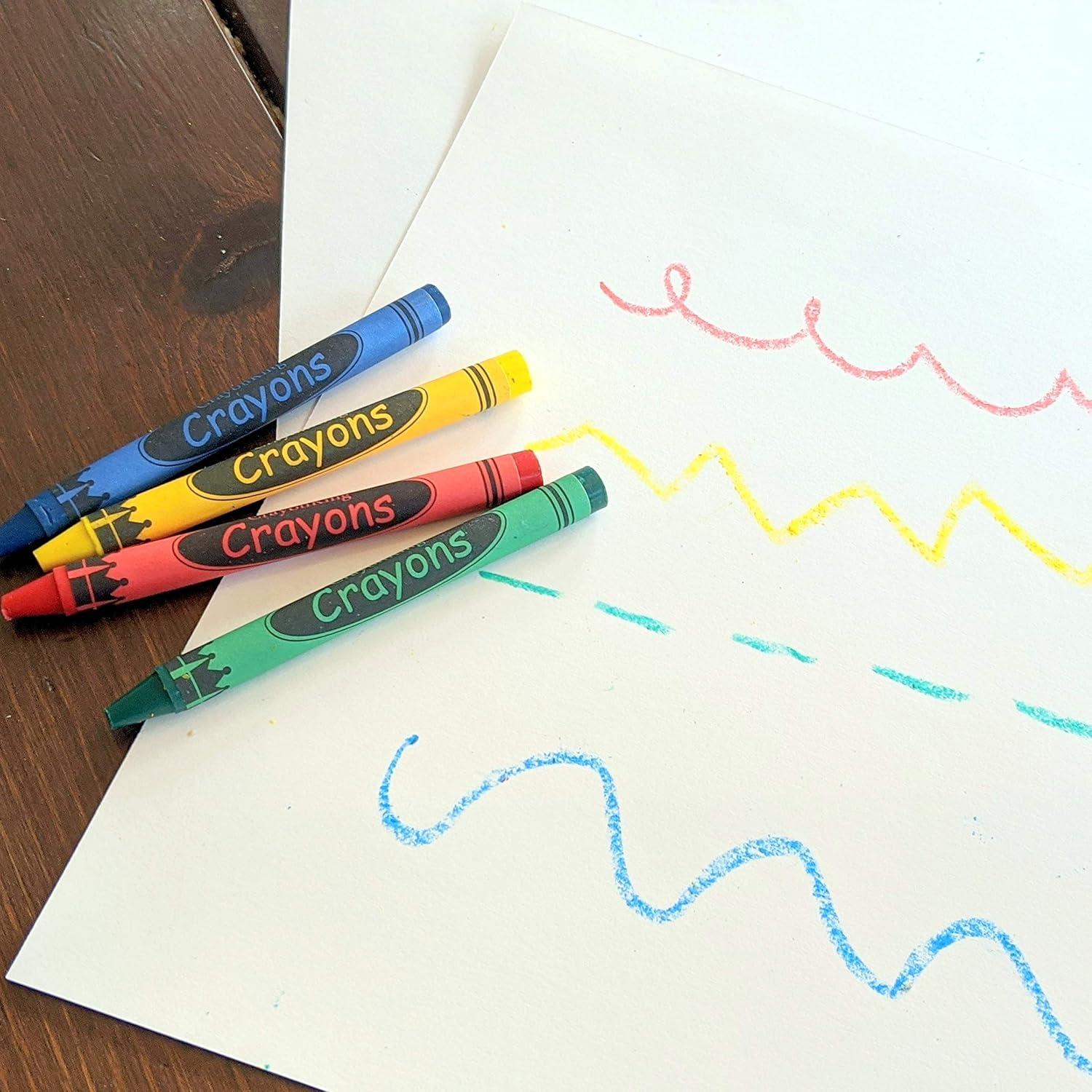 CrayonKing 50 Juegos de 4 Paquetes de Crayones No Tóxicos