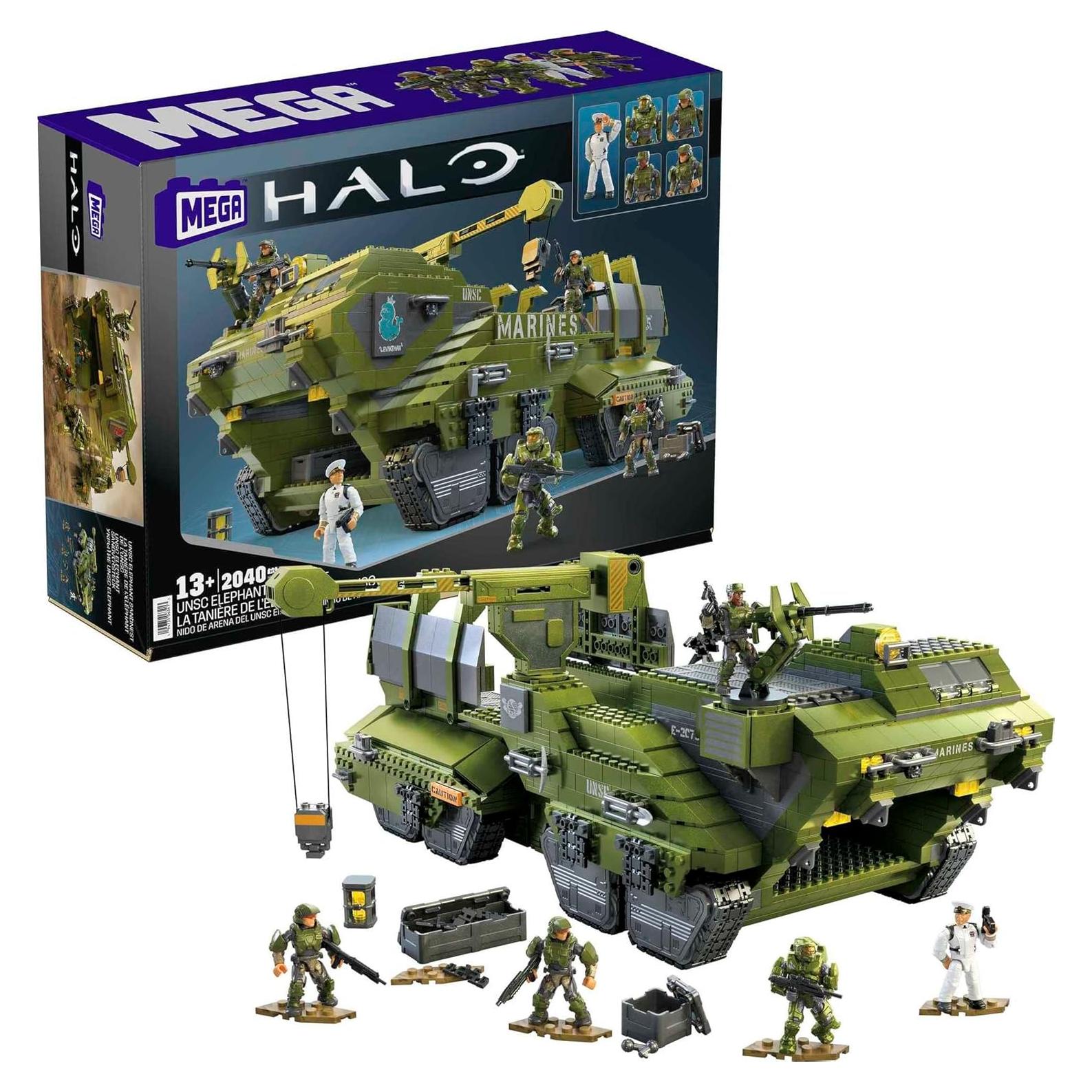 Set de Construcción MEGA Halo UNSC Elephant 2041 Piezas