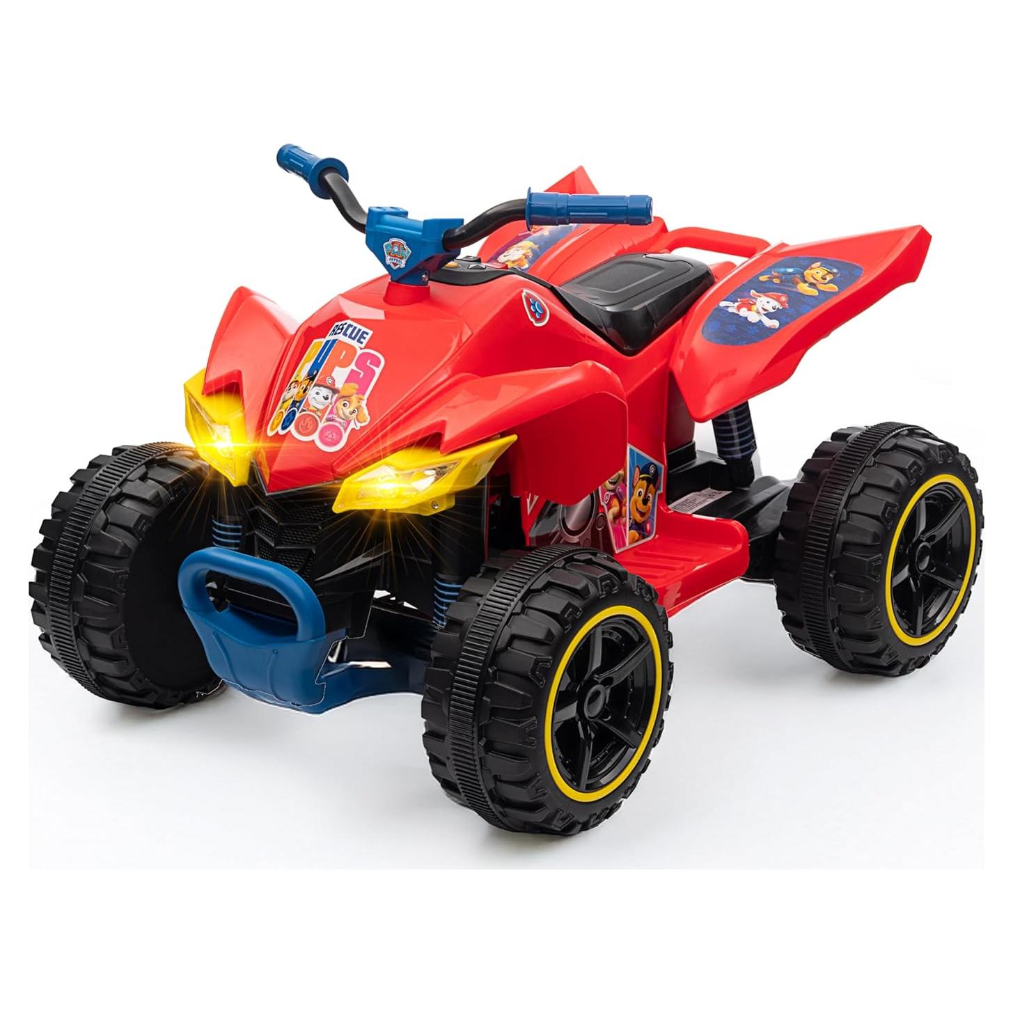 ATV 12V Paw Patrol Rojo para Niños - Juguete de Paseo Duradero
