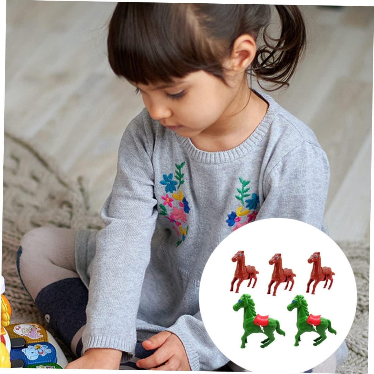 5 Juguetes de Caballo de Cuerda ORFOFE para Niños 3+