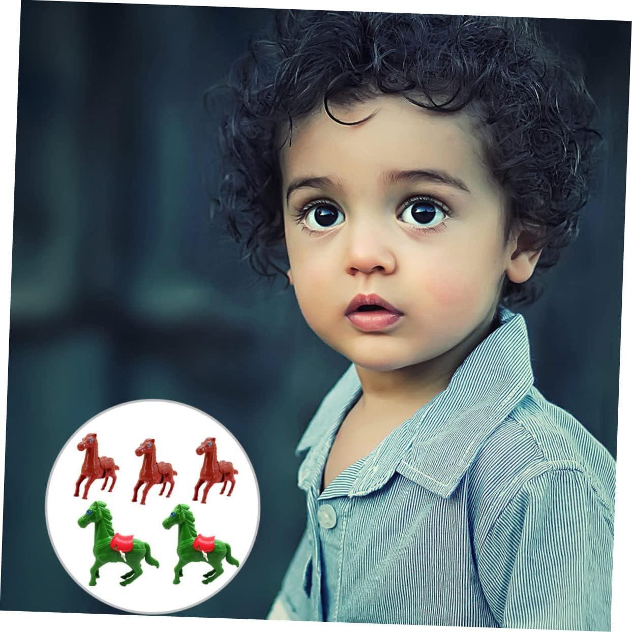 5 Juguetes de Caballo de Cuerda ORFOFE para Niños 3+