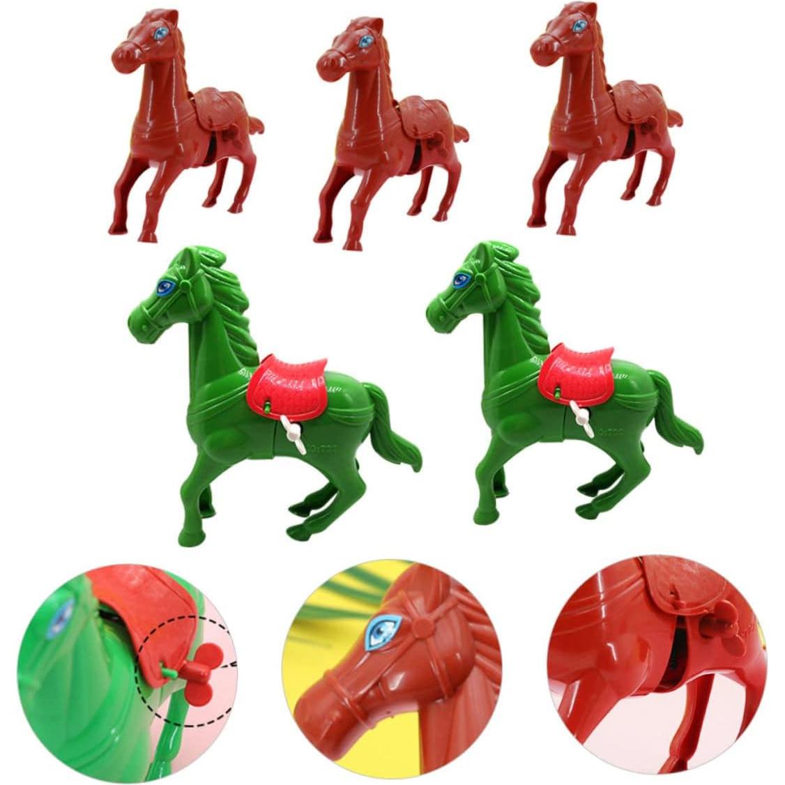 5 Juguetes de Caballo de Cuerda ORFOFE para Niños 3+