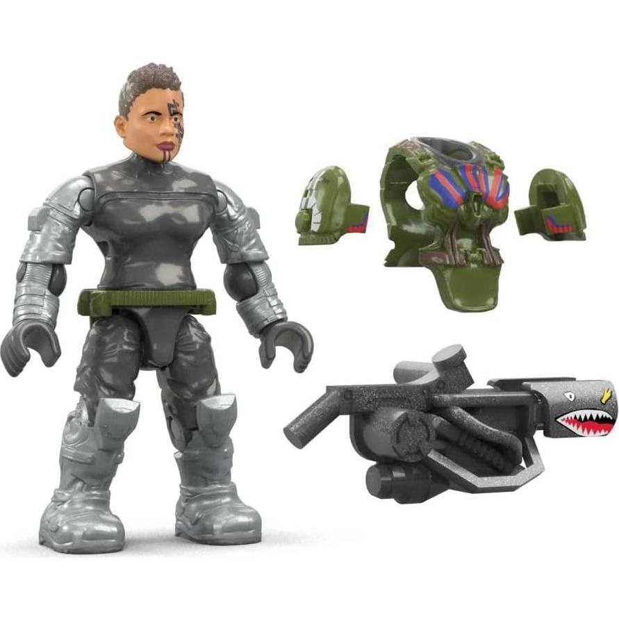 Figura de Acción Mega Construx Halo Heroes Kinsano 15x10cm