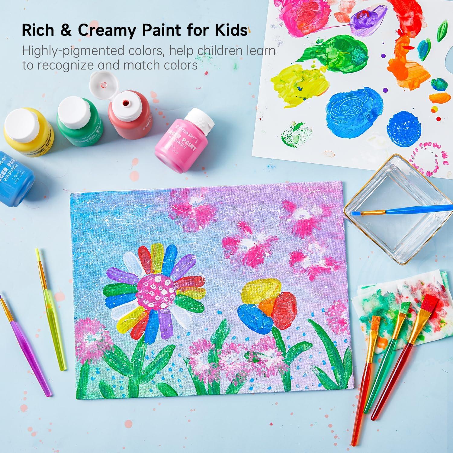 Juego de Pinturas Lavables Shuttle Art 33 Piezas para Niños