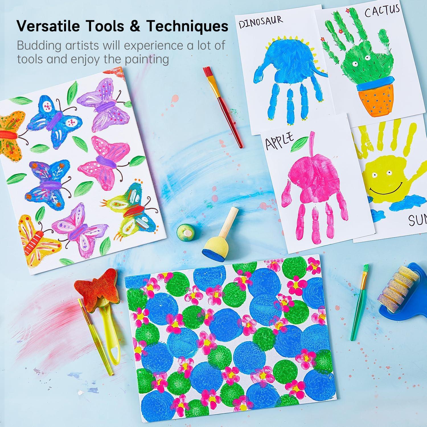 Juego de Pinturas Lavables Shuttle Art 33 Piezas para Niños