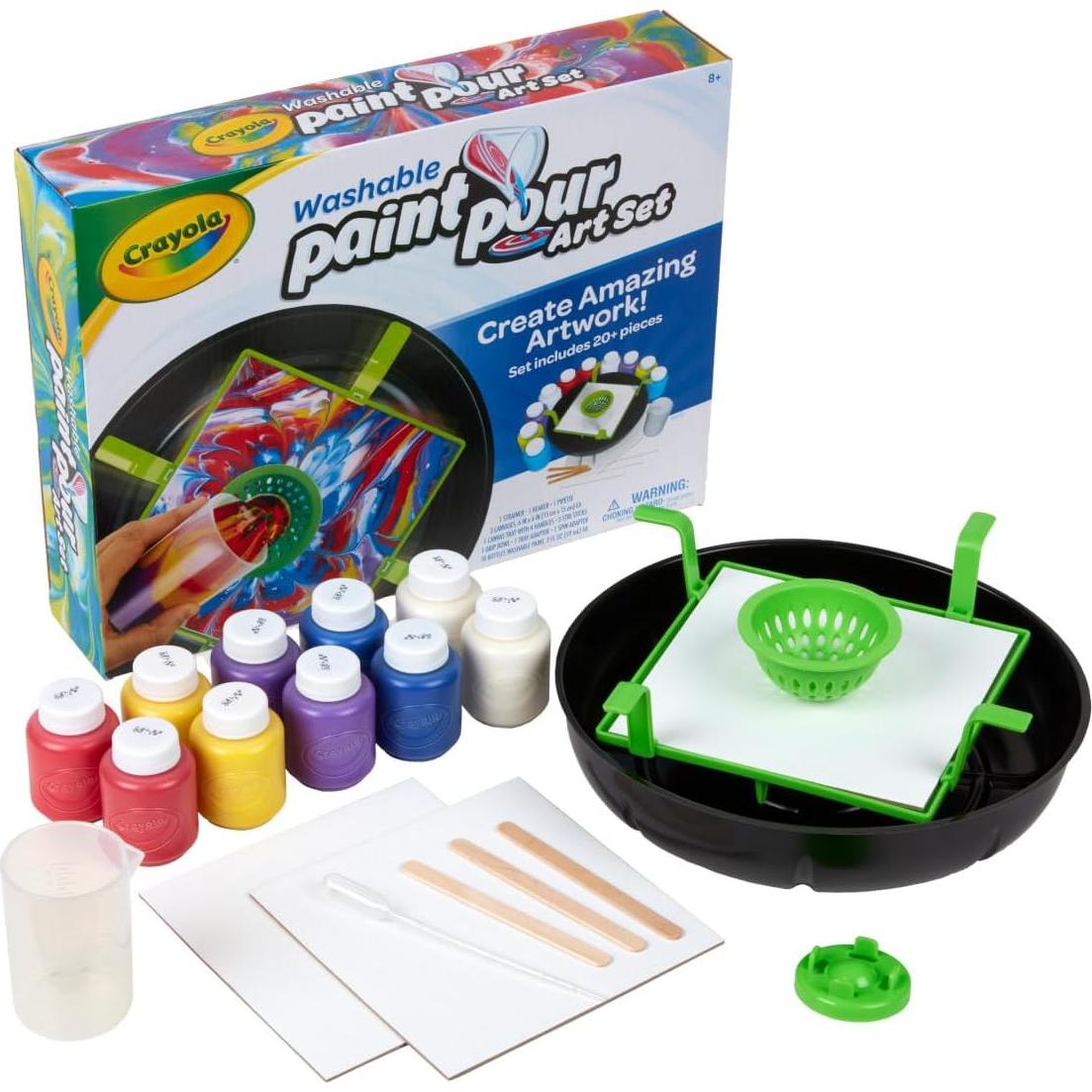Juego de Pintura Lavable Crayola - Set 20 Piezas para Niños 8+