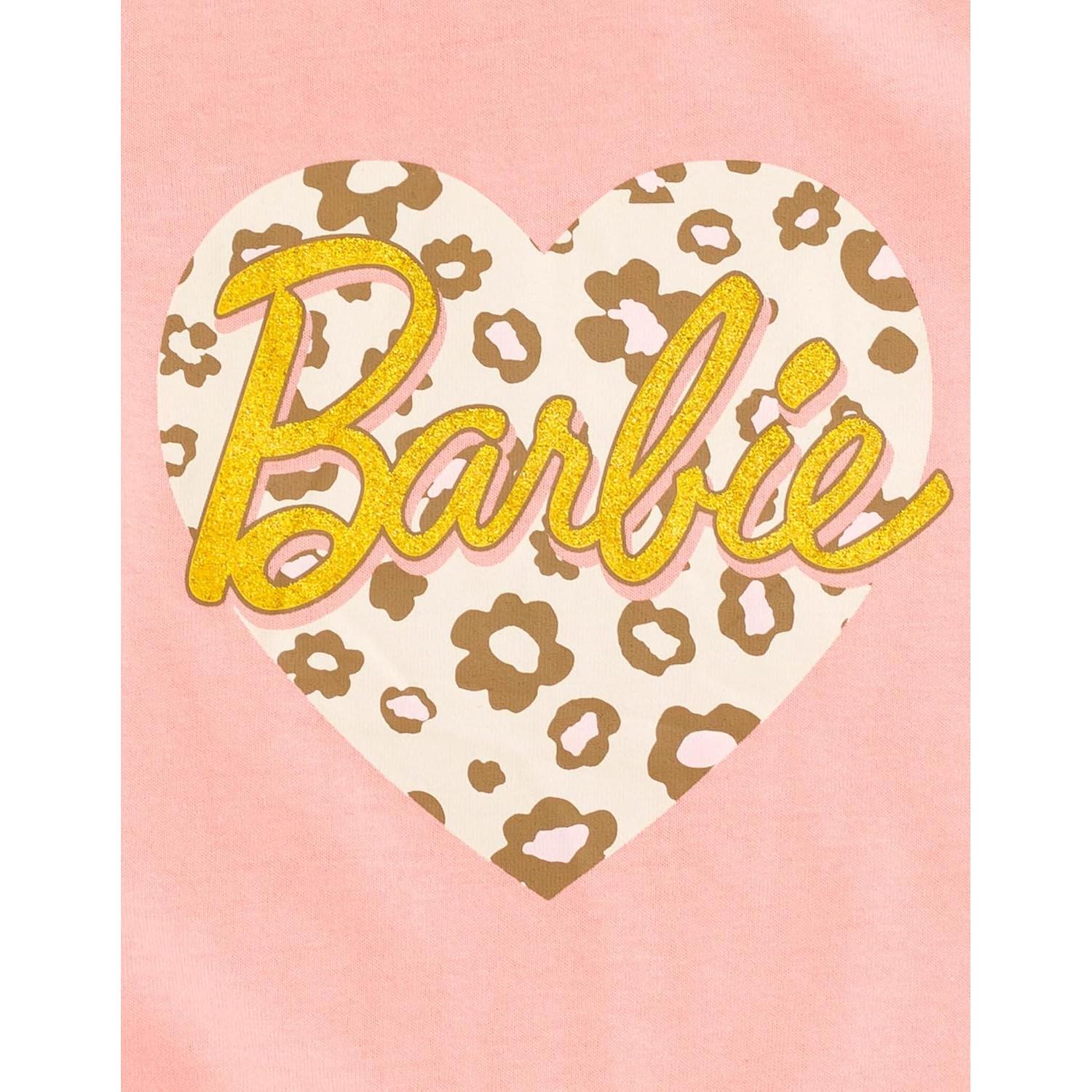 Conjunto camiseta y leggings Barbie para niñas 2T-16