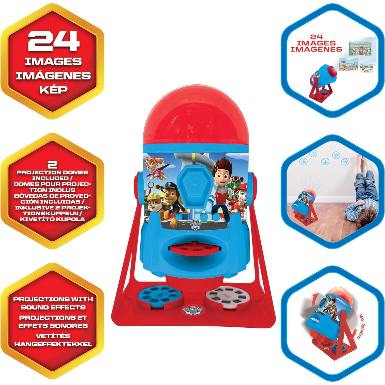 Proyector de Cuentos Lexibook Patrulla Canina con Sonidos