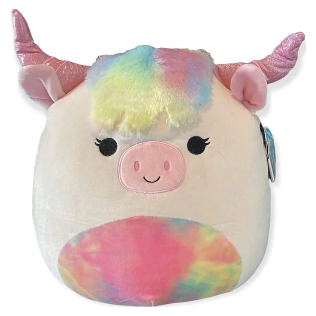 Peluche Coleccionable Squishmallow Kellytoy Rondah Vaca 35 cm