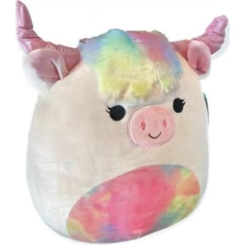 Peluche Coleccionable Squishmallow Kellytoy Rondah Vaca 35 cm