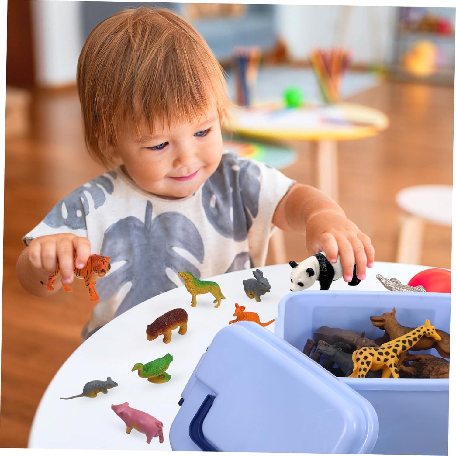 Set de 58 Figuras de Animales del Bosque JOINPAYA - Plástico Realista