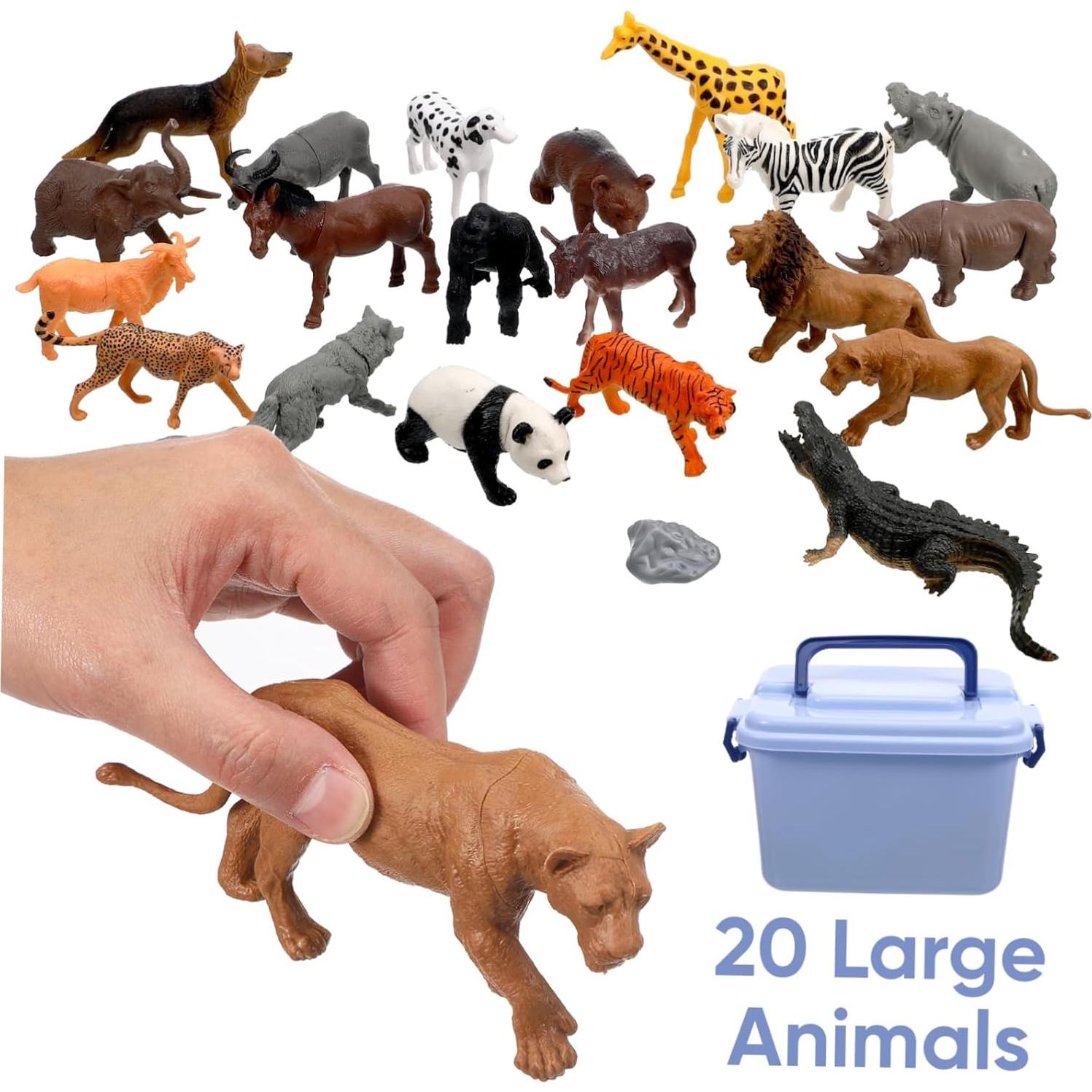 Set de 58 Figuras de Animales del Bosque JOINPAYA - Plástico Realista