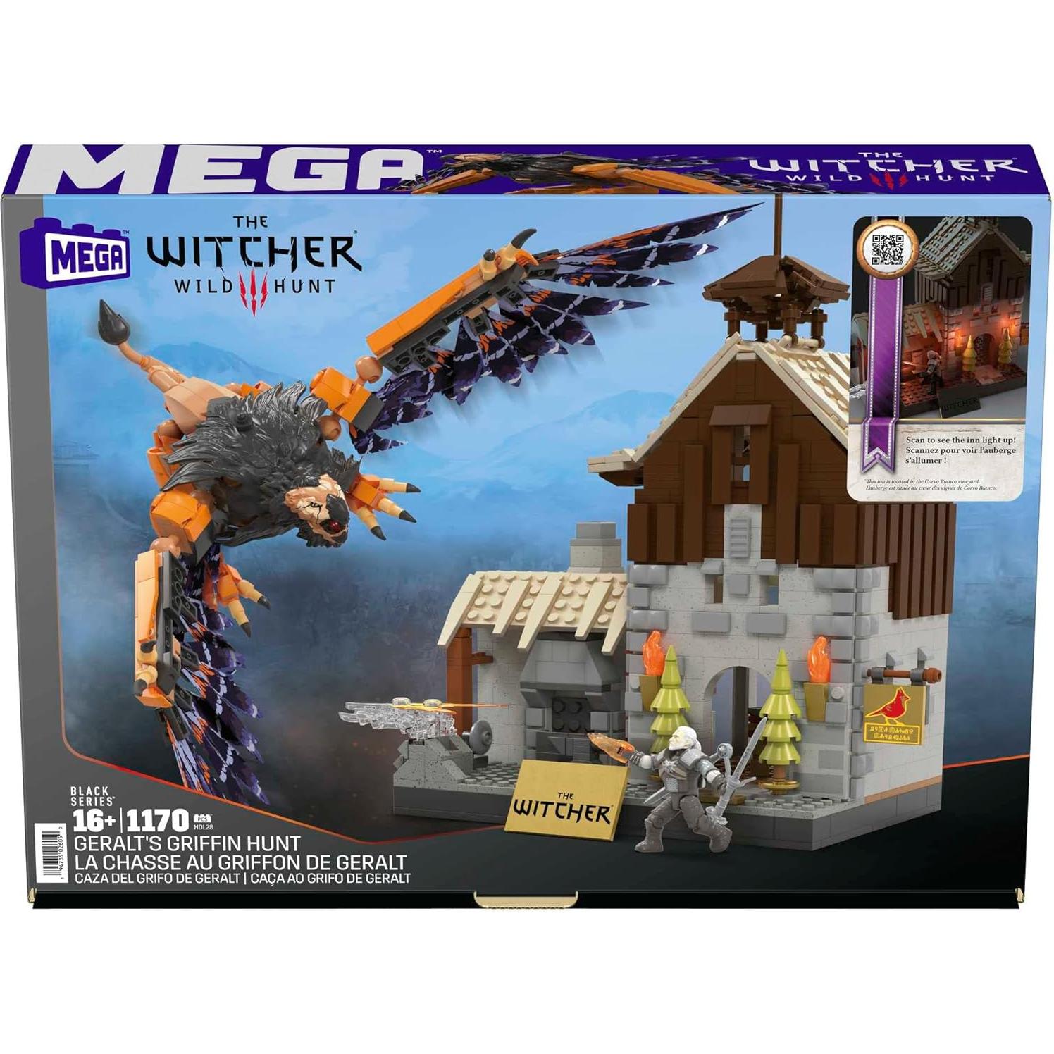 Conjunto de Construcción MEGA The Witcher Griffin 1170 Piezas
