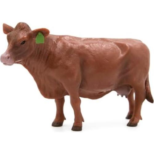 Colección Granja Little Buster - Establo Metal con Vaca y Ternero Red Angus