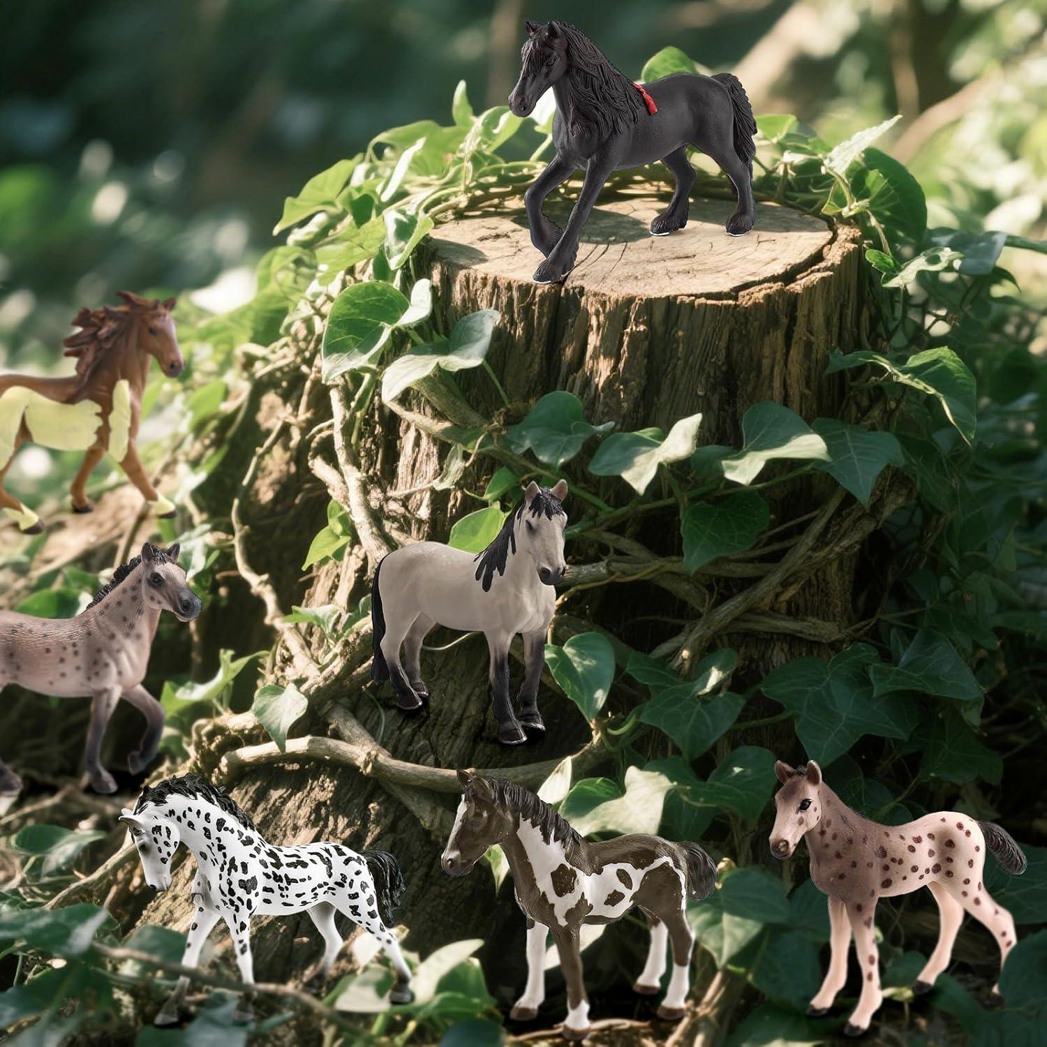 Colección de Juguetes de Caballo LC JoyCre 7PCS - Figuras Realistas