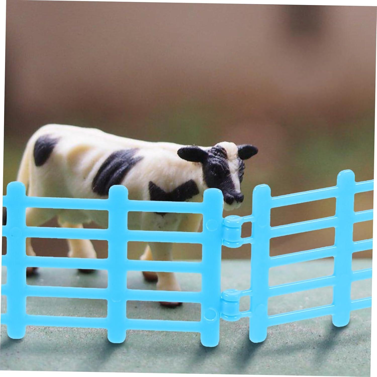 Cerca Miniatura de Granja VICASKY 10 Piezas Azul 8.5x4.2cm