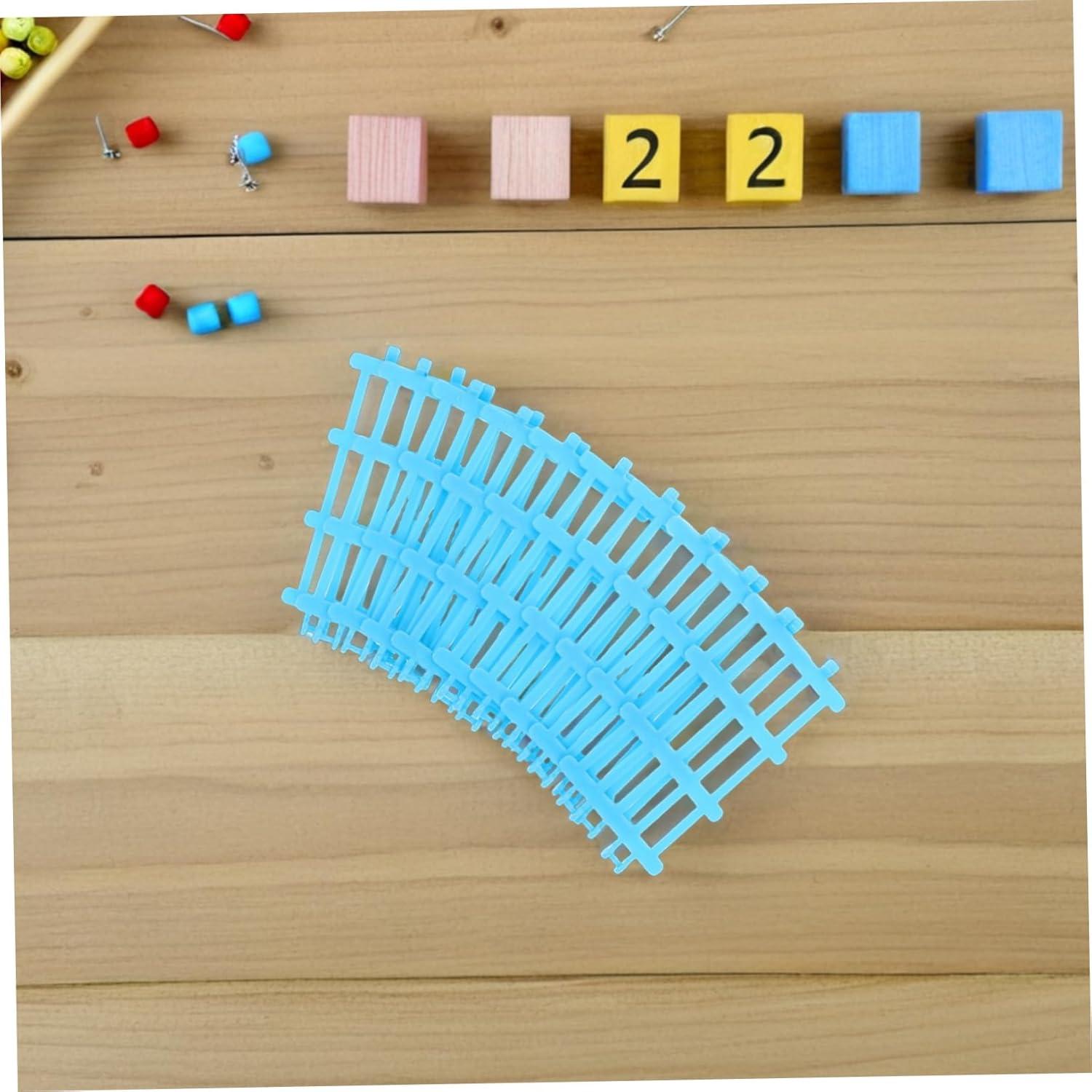 Cerca Miniatura de Granja VICASKY 10 Piezas Azul 8.5x4.2cm