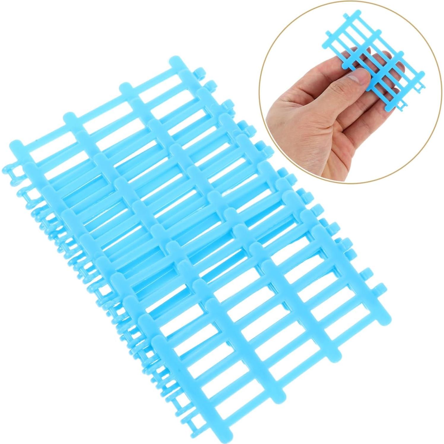 Cerca Miniatura de Granja VICASKY 10 Piezas Azul 8.5x4.2cm