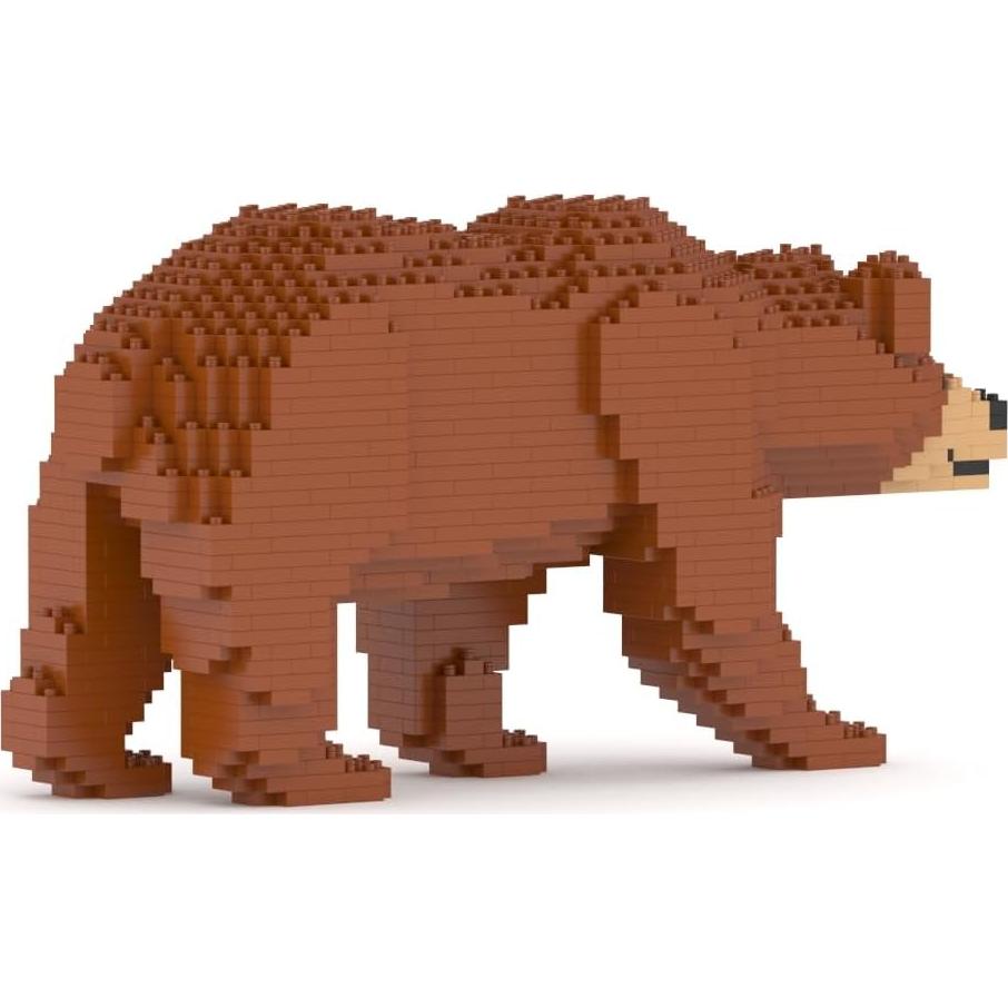 Bloques de Construcción JEKCA Oso Marrón 01S - 1090 Piezas