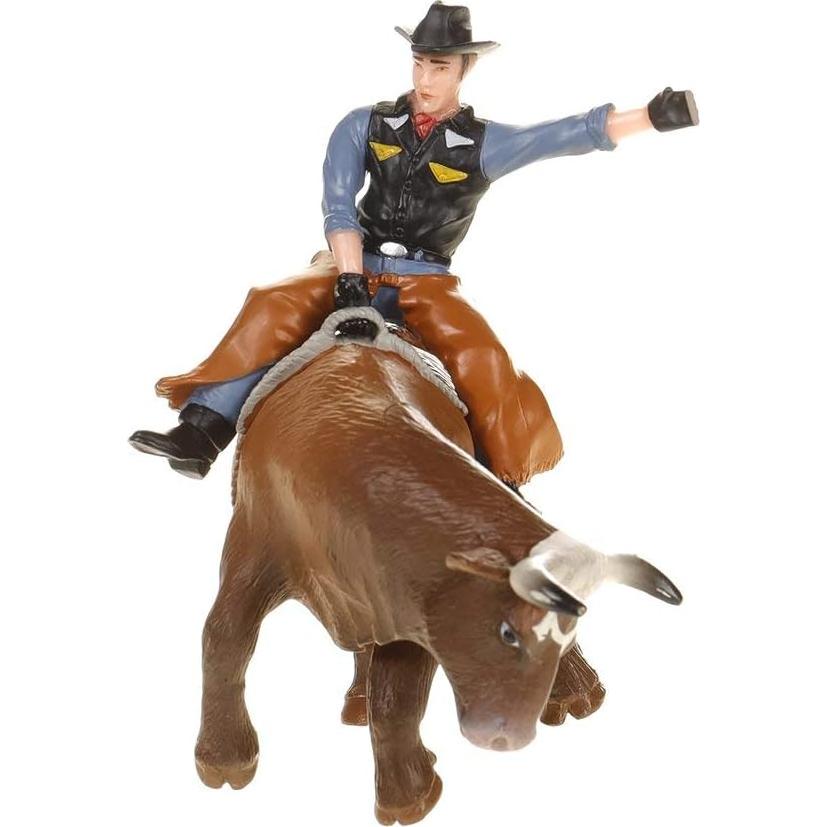 Juguete Vaquero en Toro Brincador Little Buster 1/16