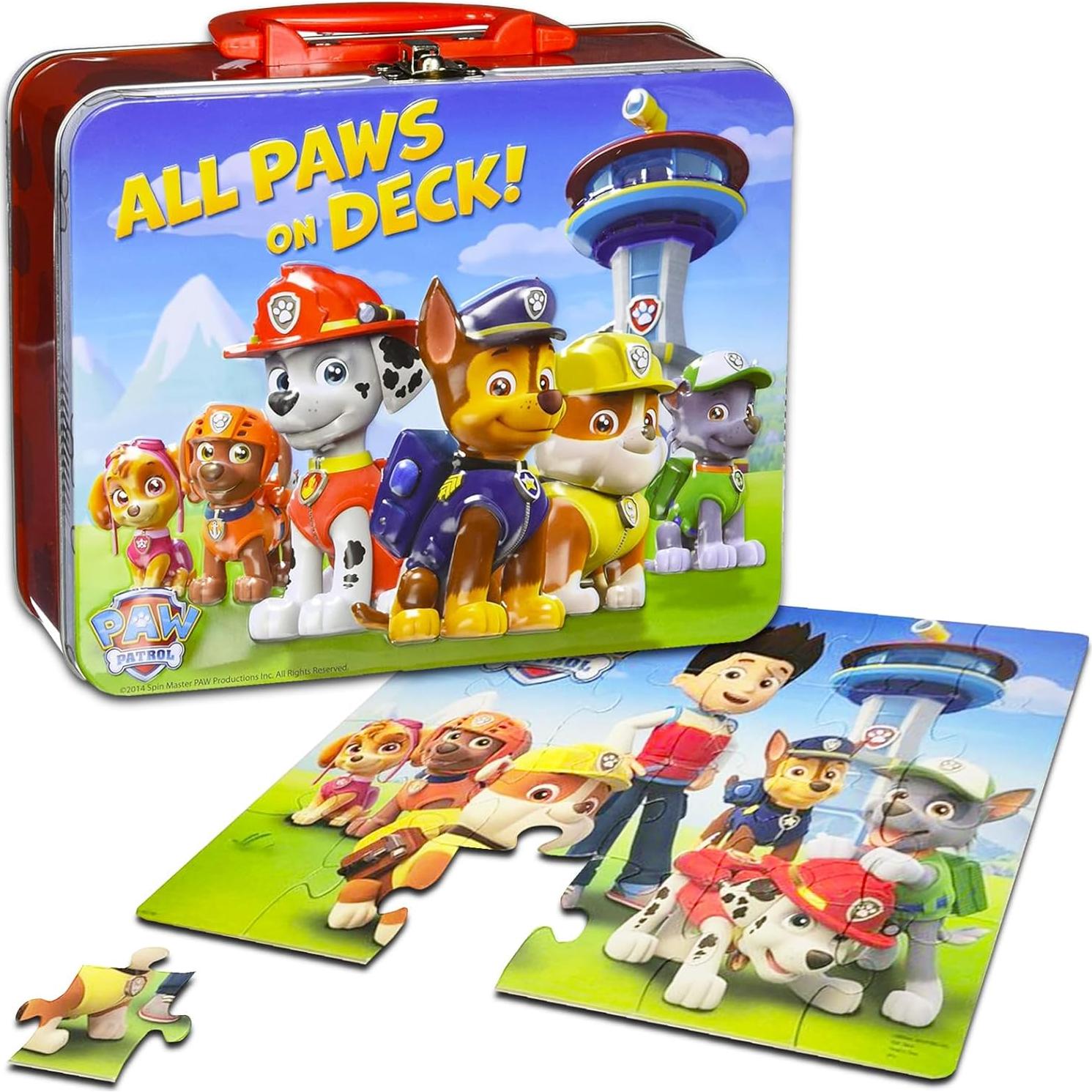 Rompecabezas 24 Piezas PAW Patrol en Lata con Asa