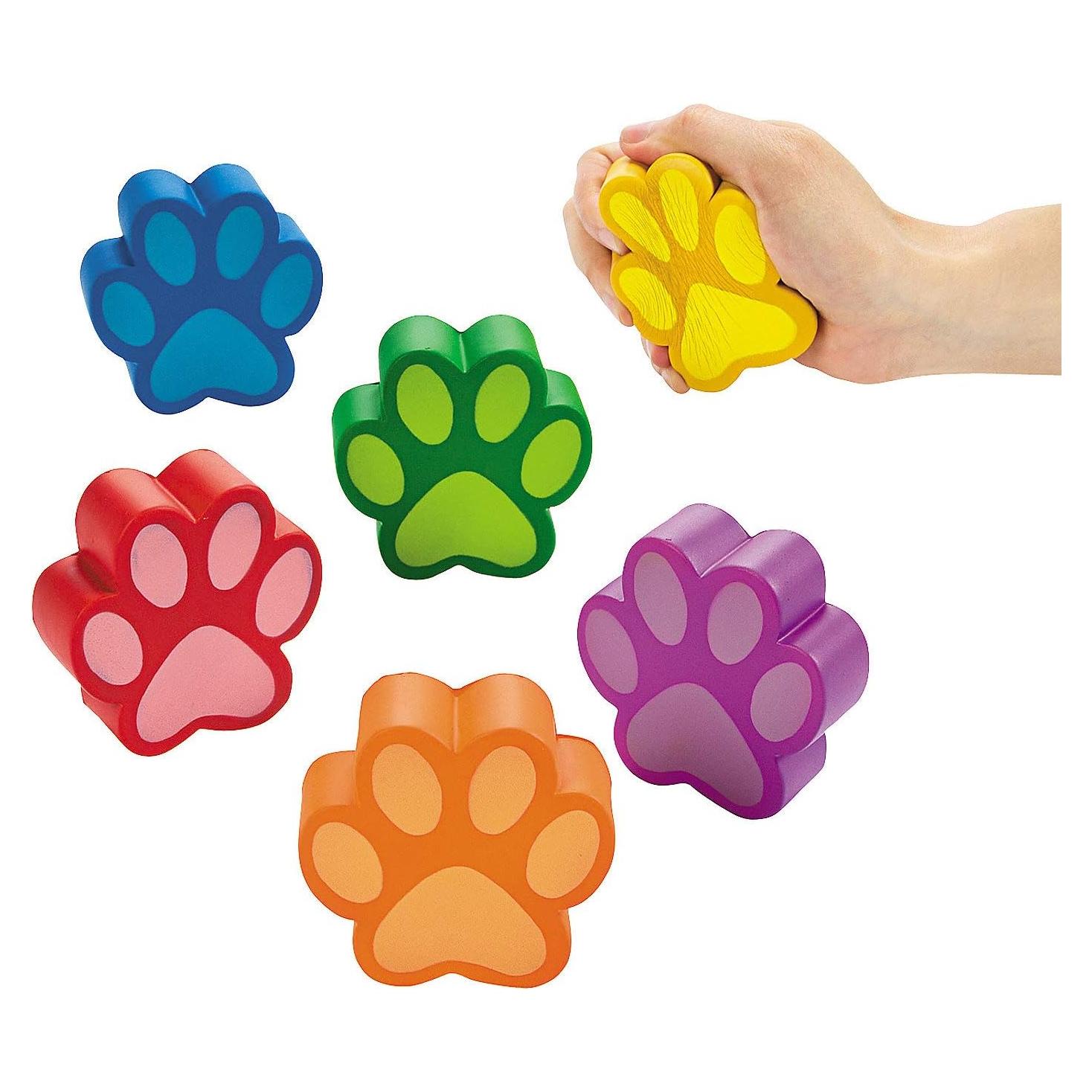 Juguetes Squishy Patita - Juego de 12 para Fiesta de Perros