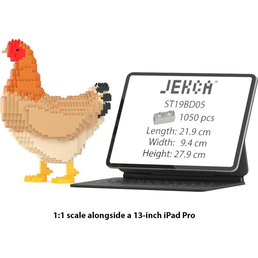 Bloques de Construcción JEKCA Gallina 01S - 1050 Piezas
