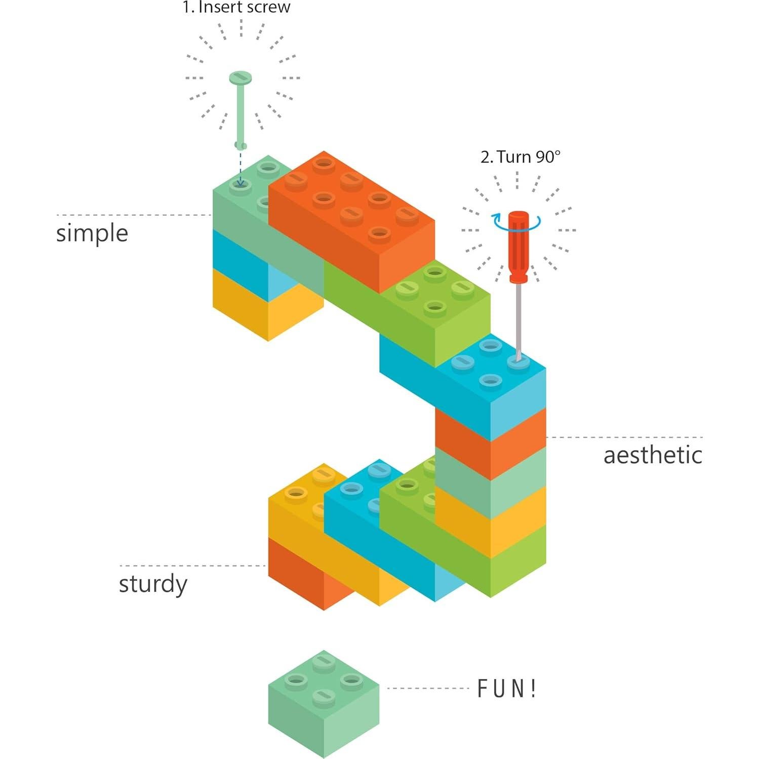 Bloques de Construcción JEKCA Gallina 01S - 1050 Piezas