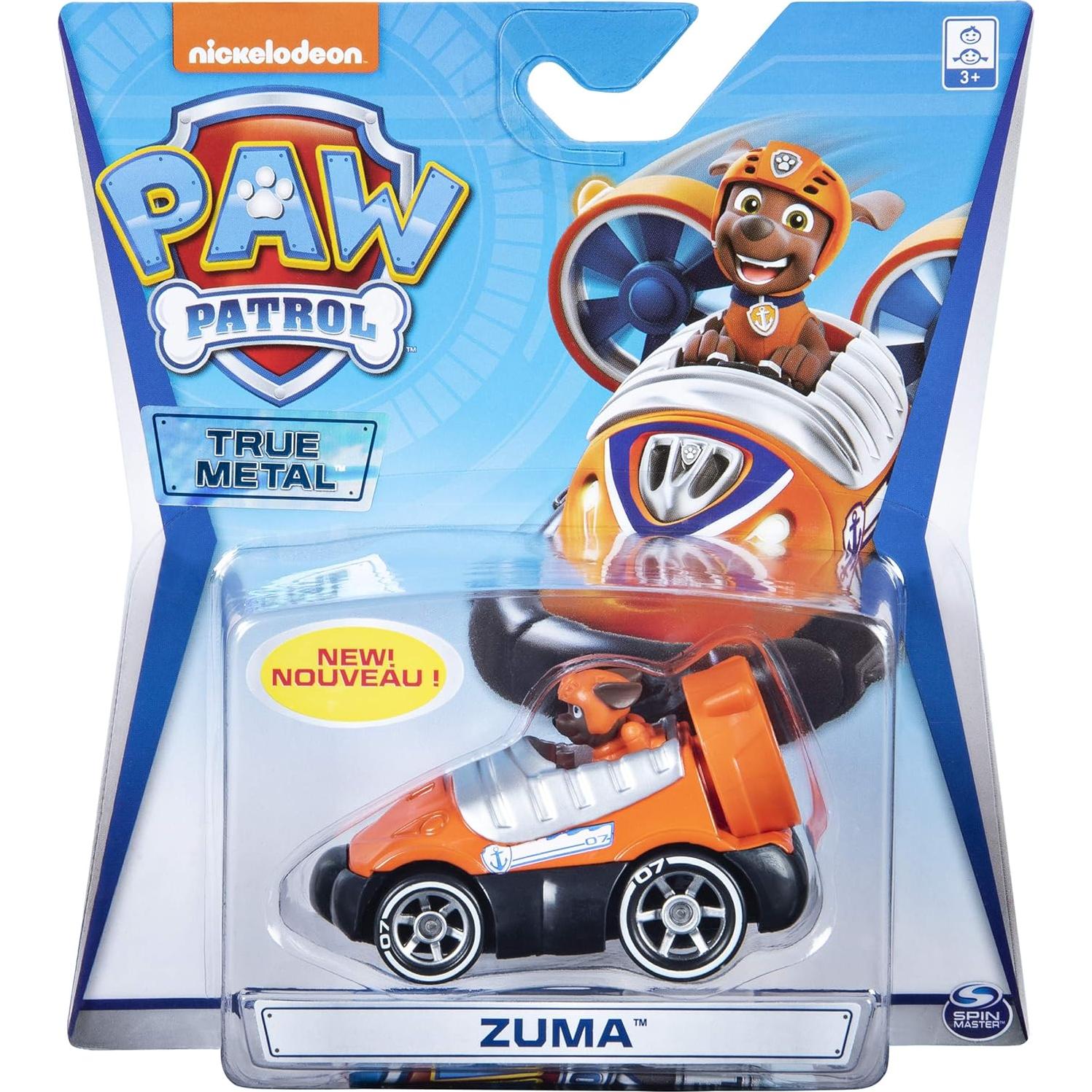 Coche Diecast Patrulla Canina Zuma 1:55 Escala