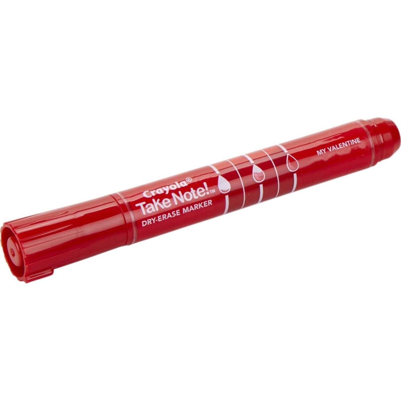 Marcadores Borrables Crayola Take Note Rojos 12 Unidades