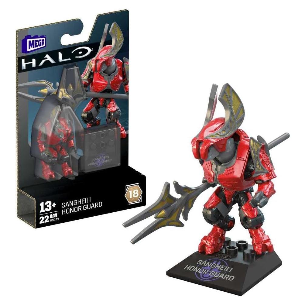 Figura de Acción Mattel Mega Construx Guardia de Honor Sangheili