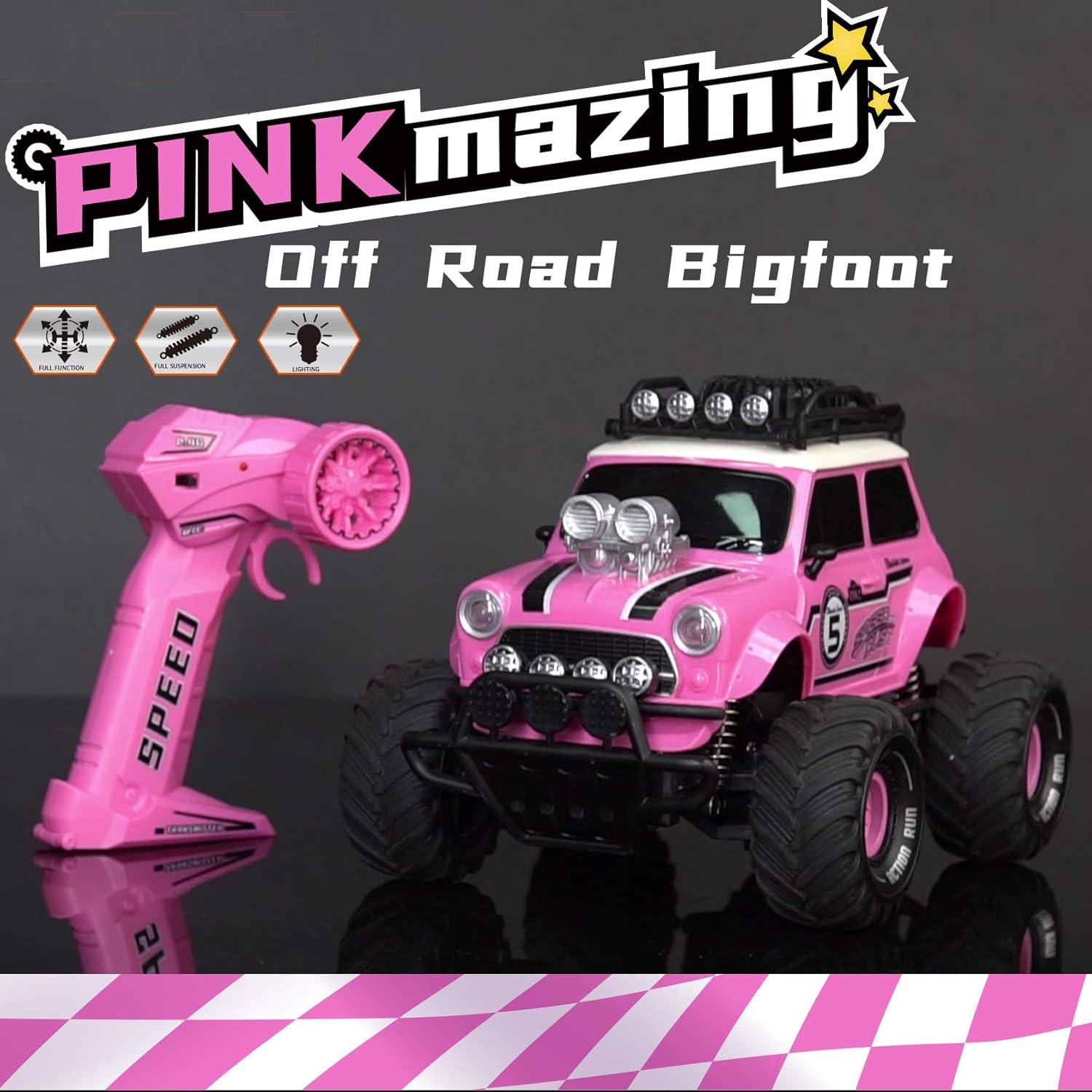 Coche de Control Remoto 10Leccion JD2101RC01P Rosa 26.67cm