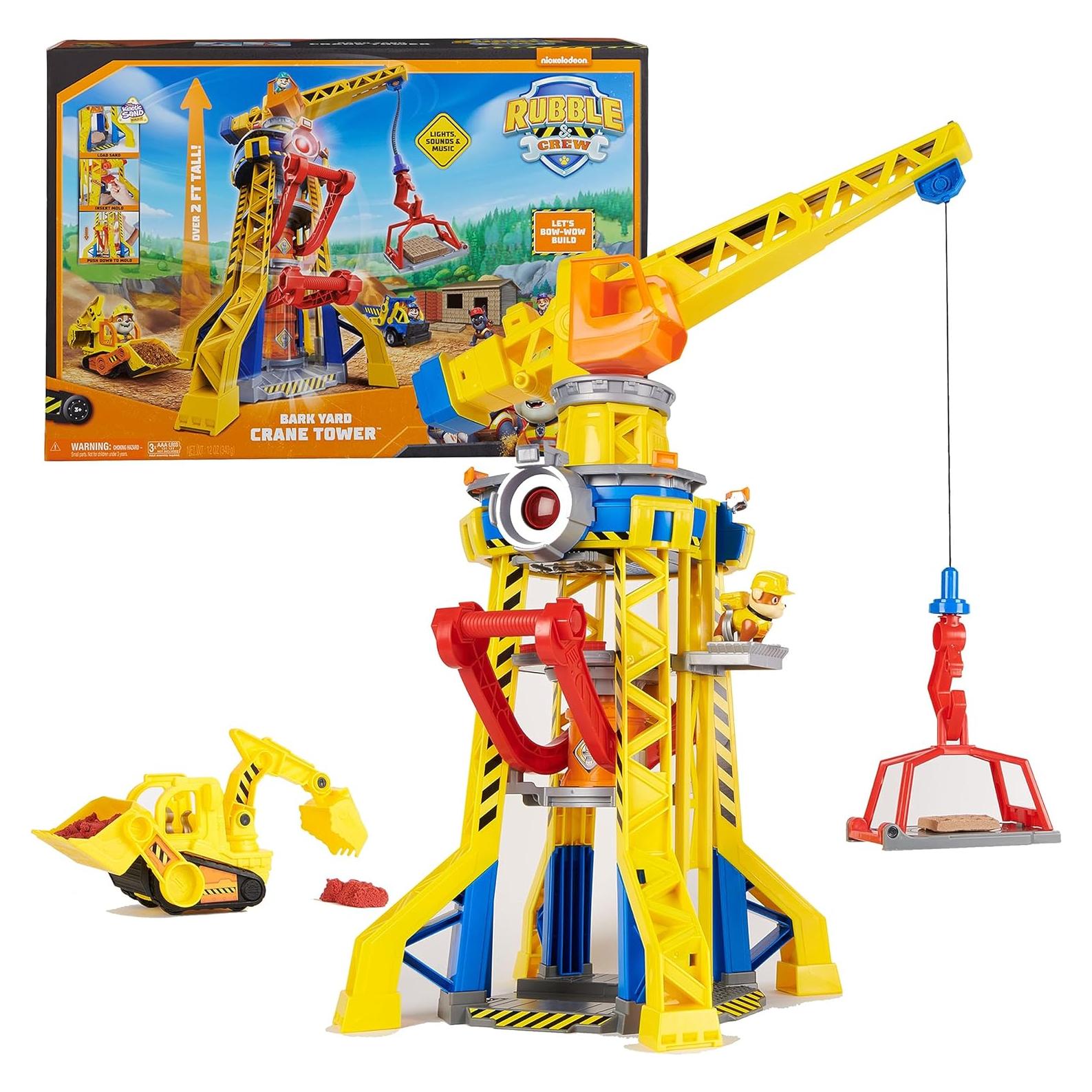 Grúa de Construcción Interactiva Ruben & Compagnie - Juguete Infantil 56.5 cm