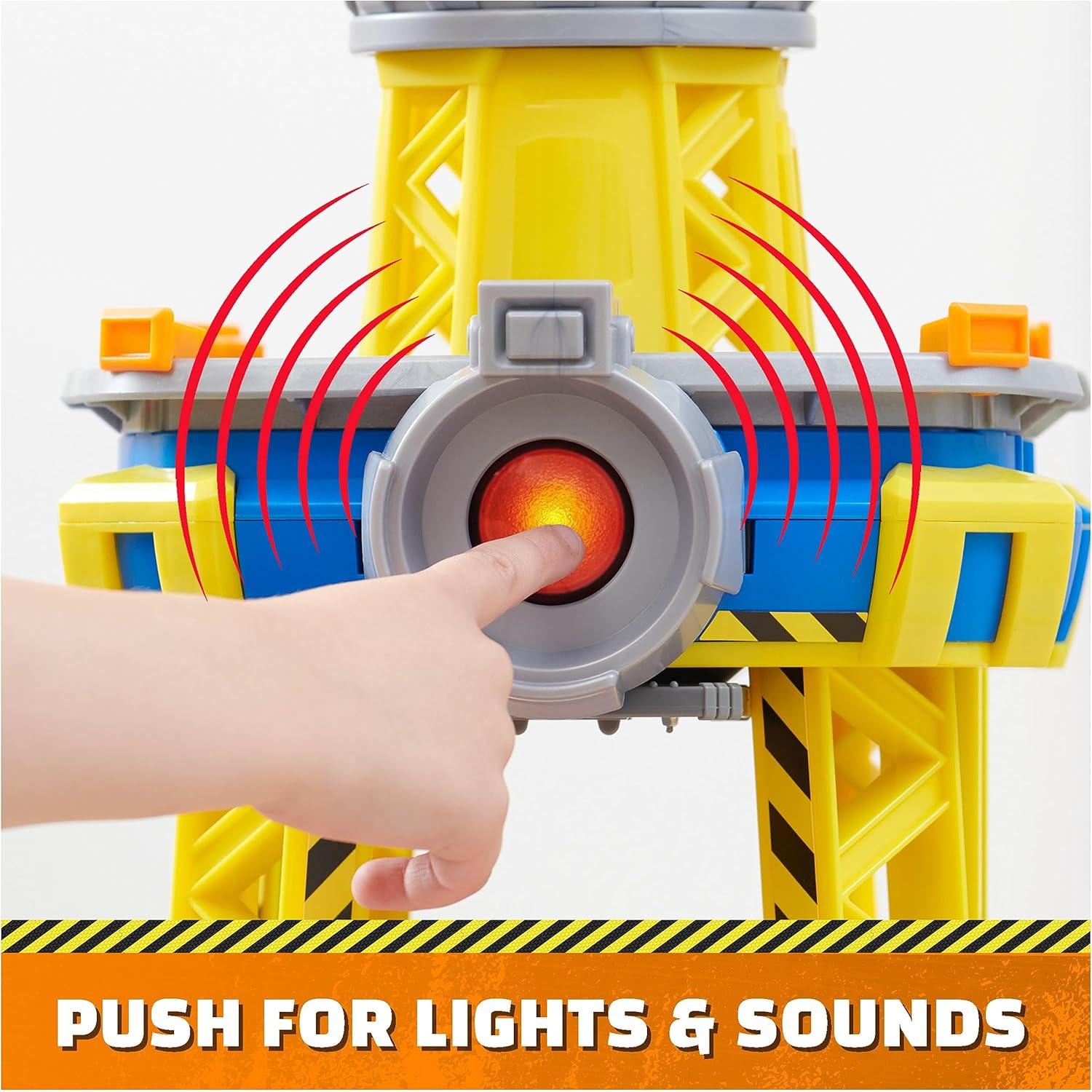 Grúa de Construcción Interactiva Ruben & Compagnie - Juguete Infantil 56.5 cm