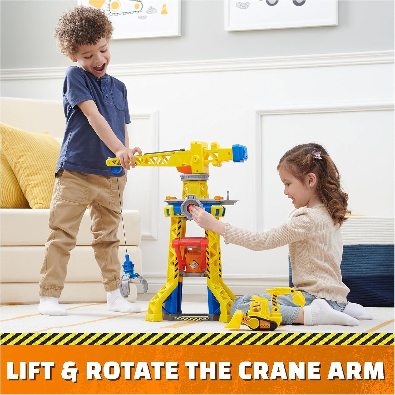Grúa de Construcción Interactiva Ruben & Compagnie - Juguete Infantil 56.5 cm