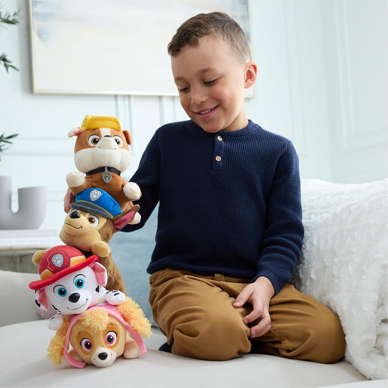 Peluche Rubble PAW Patrol GUND 20 cm Juguete Sensorial