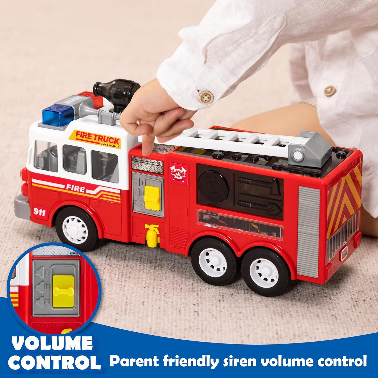 Camión de Bomberos LED Joyin 51022 - Juguete Interactivo para Niños