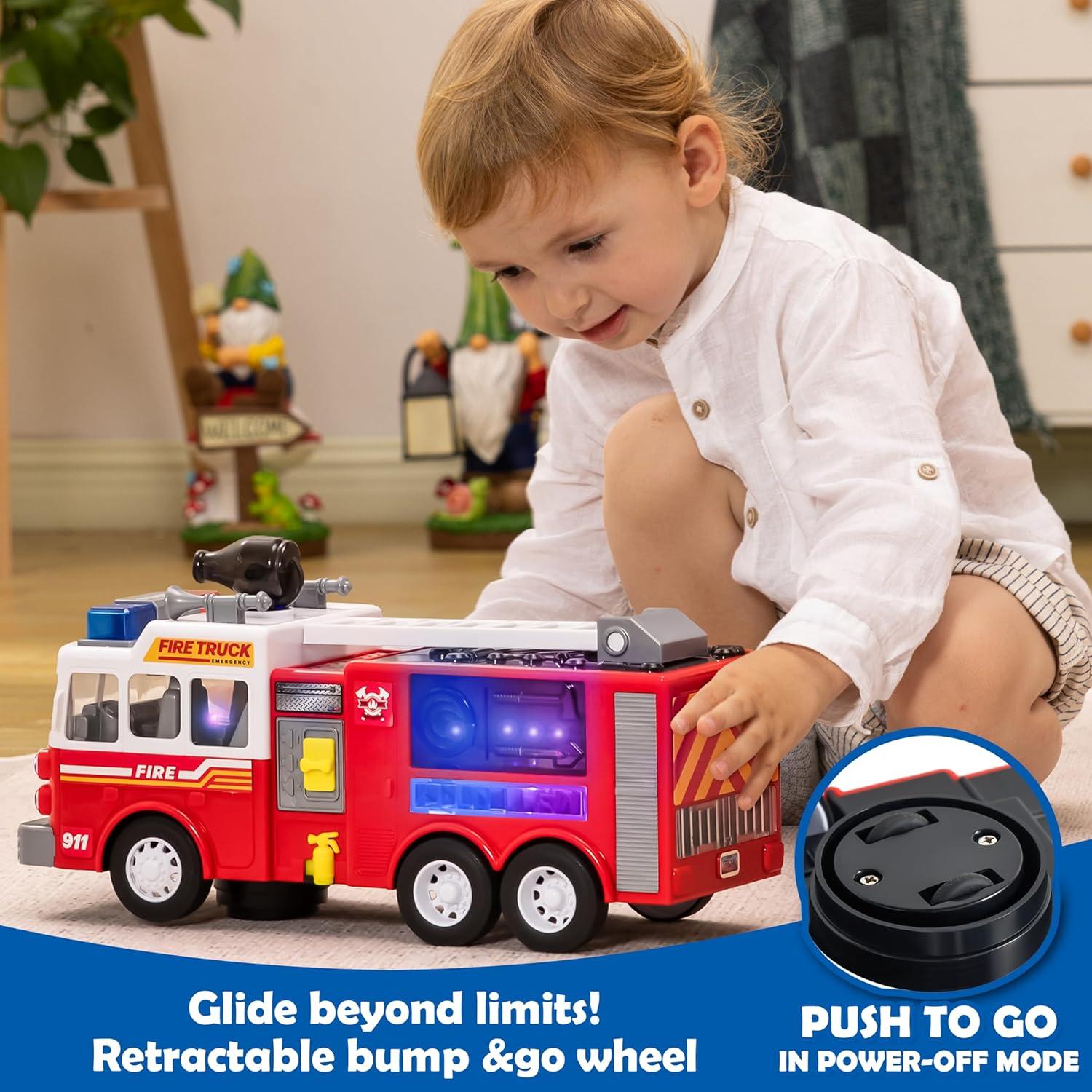 Camión de Bomberos LED Joyin 51022 - Juguete Interactivo para Niños