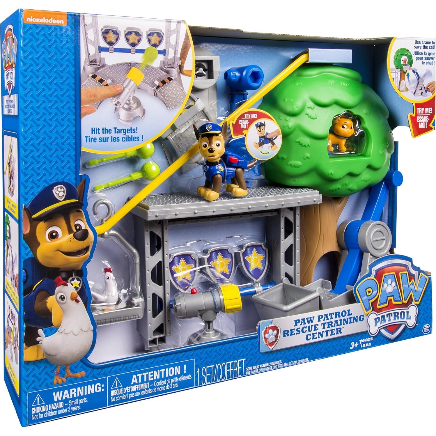 Centro de Entrenamiento de Rescate Paw Patrol con Figuras