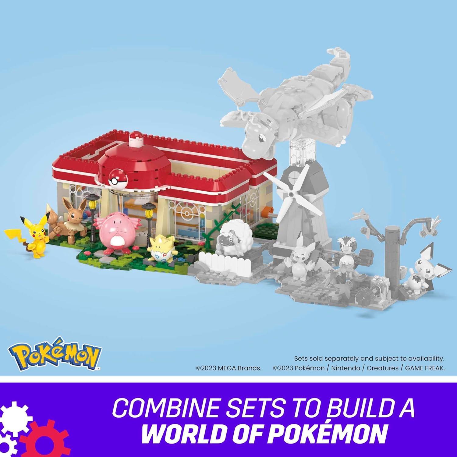 Set de Construcción Pokémon Mattel Centro Pokémon 648 Piezas